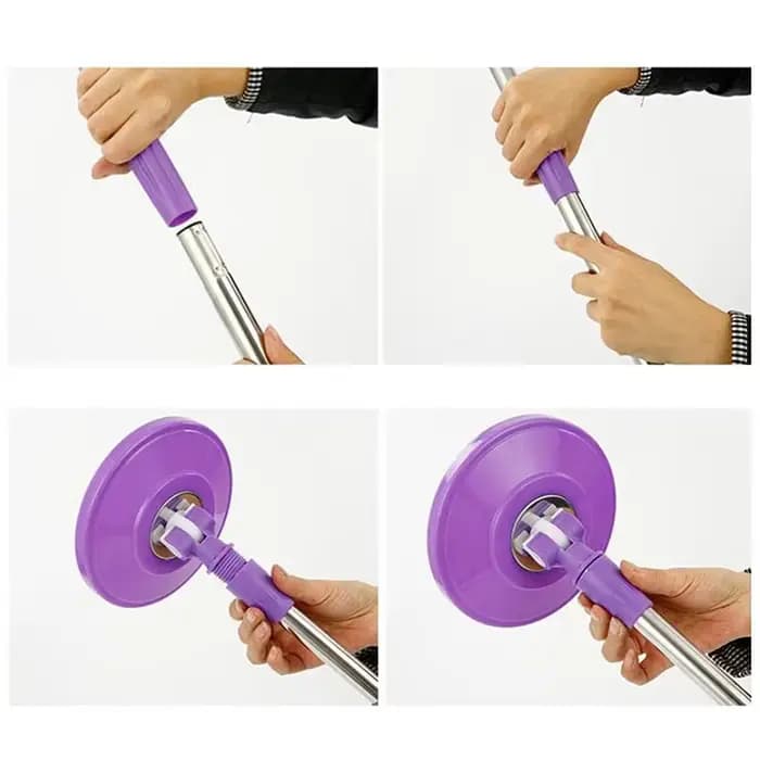 Poignée de remplacement pour mât de vadrouille rotative