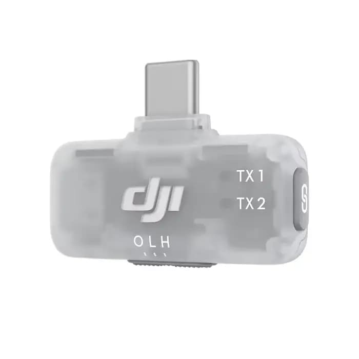 Récepteur mobile de la série DJI Mic prenant en charge les connexions mixtes Mic Mini, Mic 2 et Mic 3. Accessoires d'origine en stock.