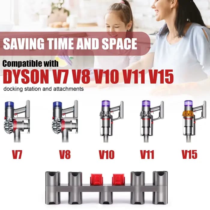 Support d'accessoires à neuf trous pour Dyson V7 V8 V10 V11 V15