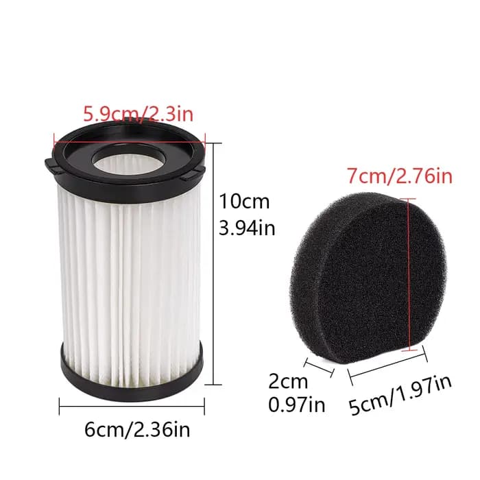 Filtre HEPA pour aspirateur MooSoo D600 D601