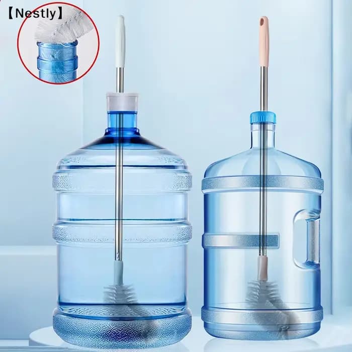 Brosse de nettoyage pour seau avec tige en acier inoxydable