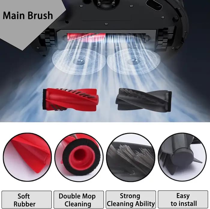 Accessoires pour aspirateur robot Roborock Saros 20 : brosse principale