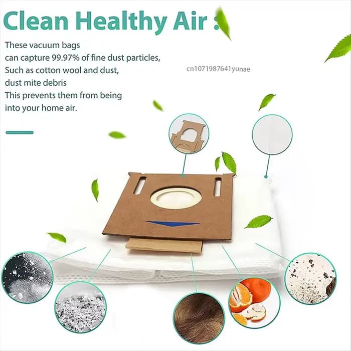 Sac à poussière pour aspirateur ECOVACS Deebot N8/N8 Pro/N8 Pro Plus/N8 PRO CARE OZMO T8/T8 PURE/OZMO T8 + T9/T9 +/T9