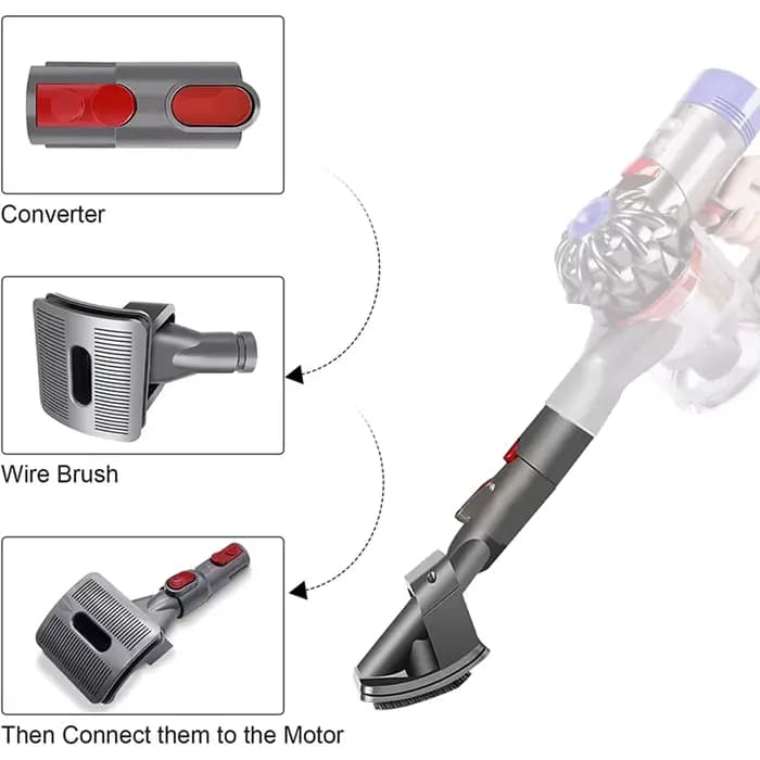 Adaptateur de brosse d'aspirateur