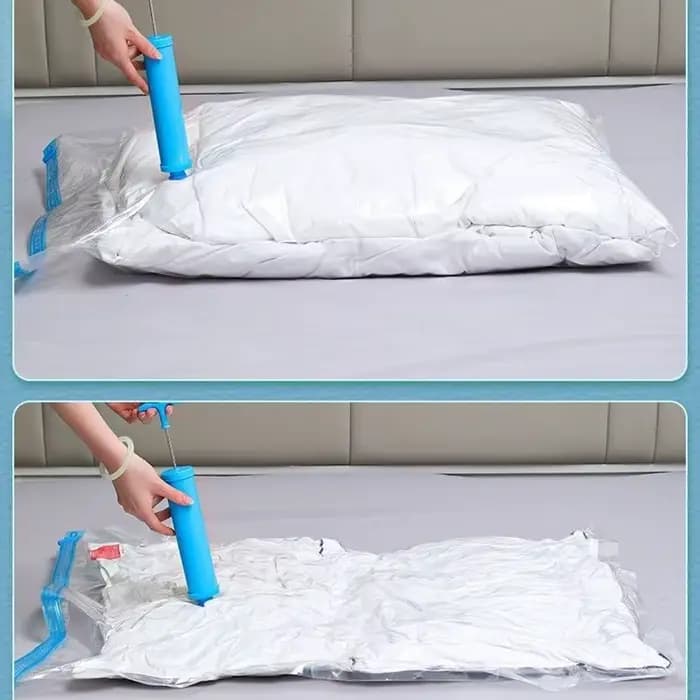 Sac sous vide pompe à Air manuelle aspiration extracteur d'air comprimé gain de place vêtements outil de stockage joint