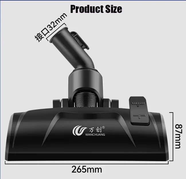 Brosse et buse pour aspirateur