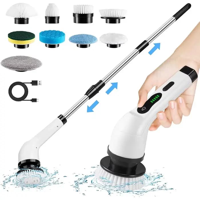 Brosse de nettoyage électrique polyvalente