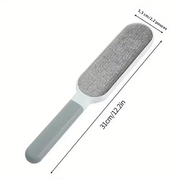 Épilateur Double face pour animaux de compagnie, brosse à peluches collante électrostatique manuelle, pour chat, vêtements, canapé, meubles, nettoyage de tapis