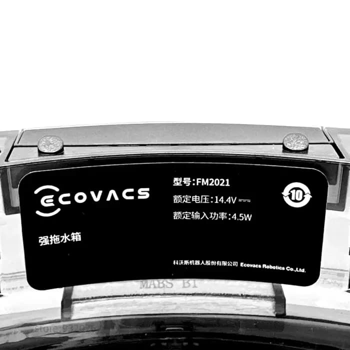 ECOVACS – réservoir d'eau FM2021 Original OZMO Pro 2.0