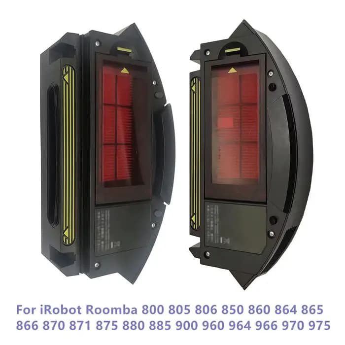 Boîte à poussière avec filtre Hepa pour IRobot Roomba 800 805 806 850 860 864 865 866 870 871 875 880 885 900 960 964 966 970 975
