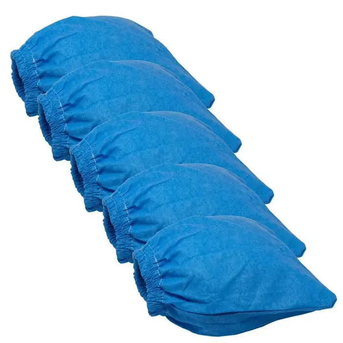 Sacs en textile bleu pour aspirateur à sec