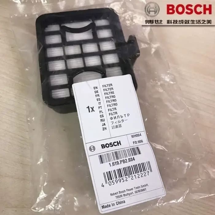 Bosch – filtre d'aspirateur sans fil à gaz 18v-1