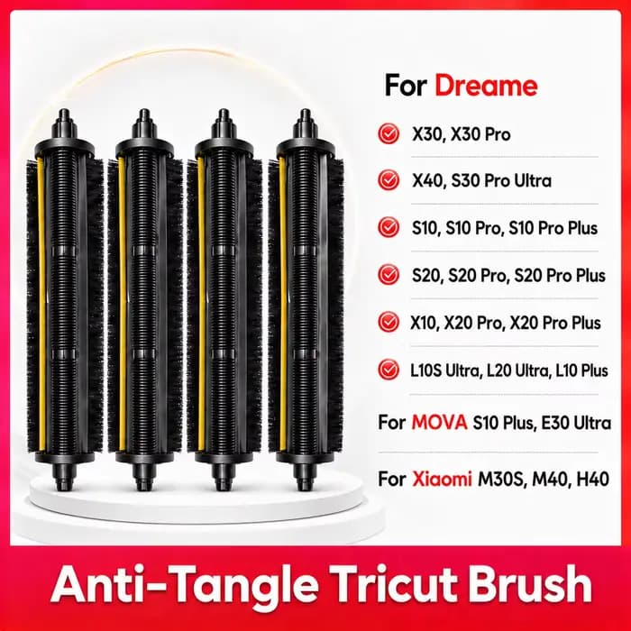 Brosse TriCut Compatible avec Dreame X40 Ultra