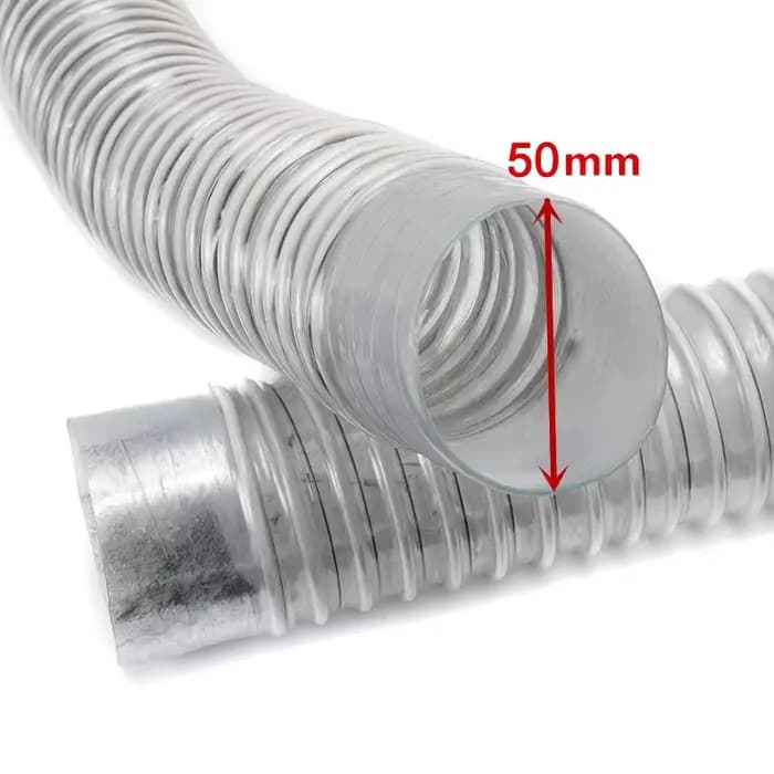 Tuyau d'aspirateur à soufflet de 50mm de diamètre intérieur
