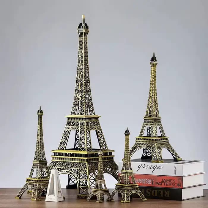 Tour Eiffel de Paris, artisanat en métal, accessoires de décoration pour la maison, Figurine, modèle Souvenir, cadeau, décor de bureau, tour Eiffel
