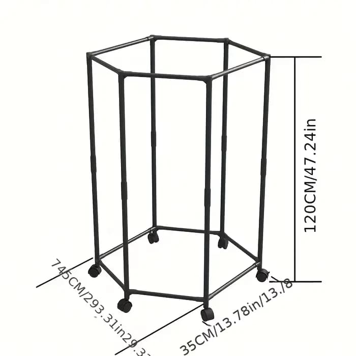 Séchoir à linge hexagonal robuste
