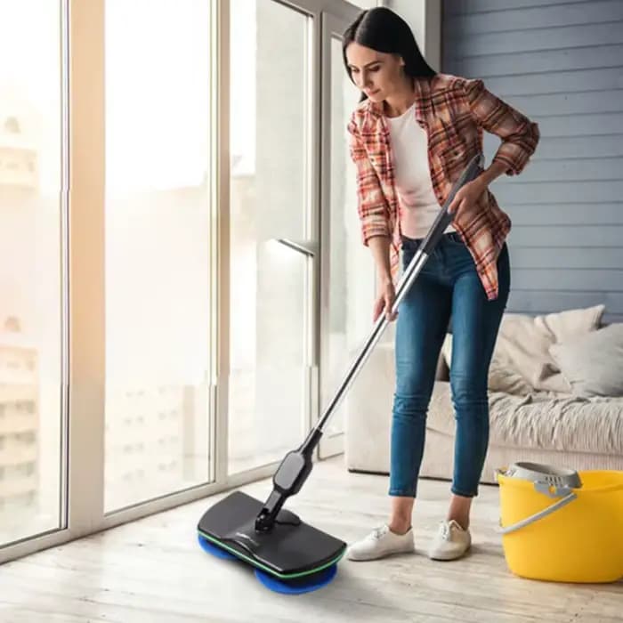 Vadrouille rotative électrique sans fil