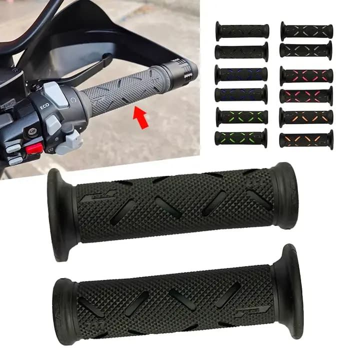 Poignées universelles de guidon de Moto de 22MM, accessoires de Modification en caoutchouc, poignées de Moto pour Honda Suzuki Ducati Benelli