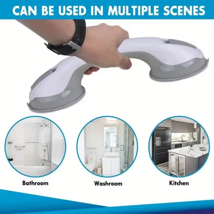 Barres d'appui à aspiration pour salle de bain