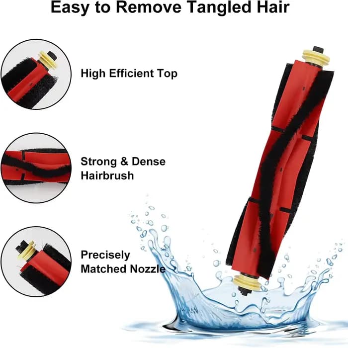 Filtre de vadrouille à brosse latérale principale pour aspirateur Robot Roborock E3 E4 E5 S4 S4 Max S5 Max pour Xiaomi Mijia 1S SDJQR01RR SDJQR02RR