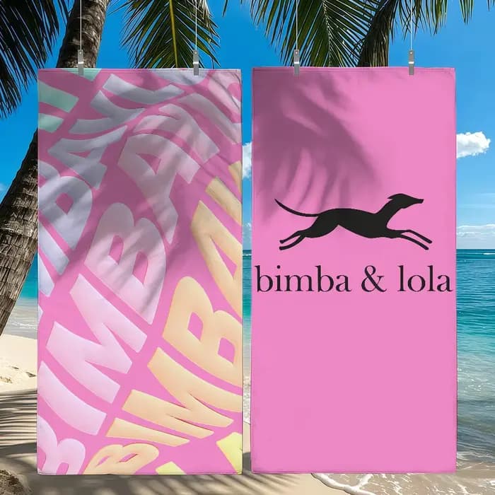 Serviette de plage B-Bimba légère et douce pour la peau