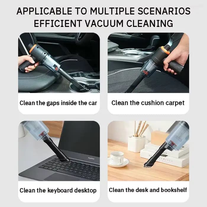 Ultra Haute Puissance Voiture Monté Aspirateur Véhicule Sans Fil Portable De Poche Automobile Mini