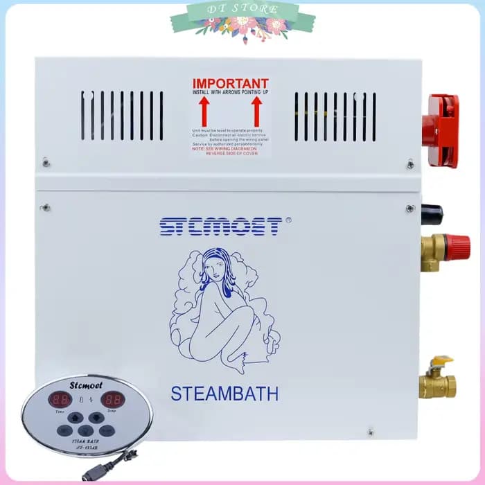 Générateur de vapeur 3/4, 5/6/9kw, 220/380V, pour salle de Sauna, bain-douche, chauffage domestique, contrôleur numérique SPA