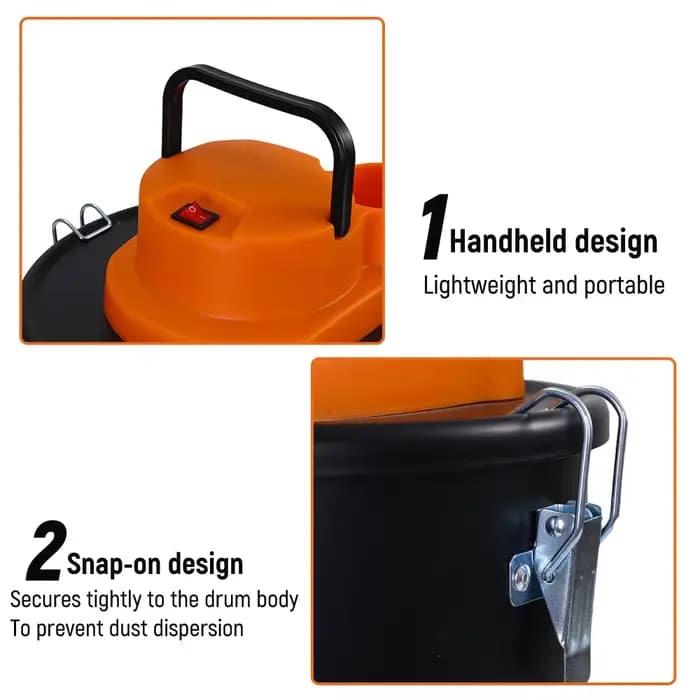 Aspirateur de cendres de cheminée 12L