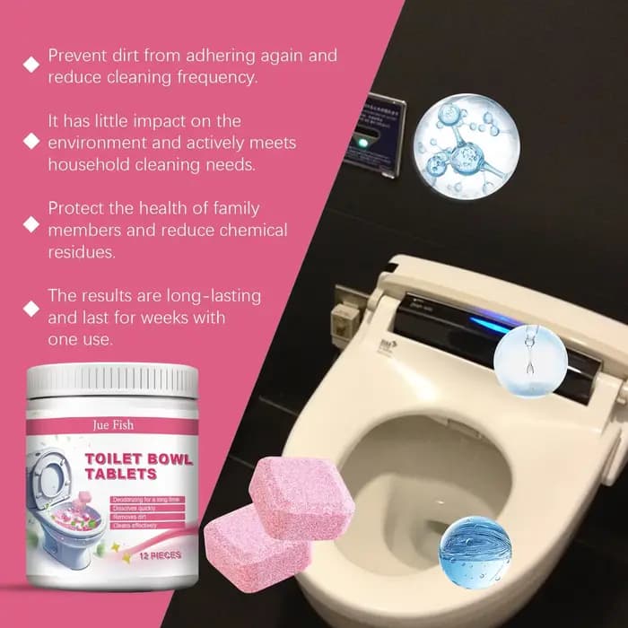 Comprimés effervescents pour toilettes - Détachant pour taches d'urine