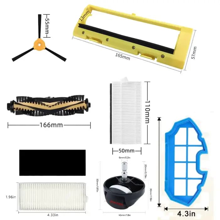 Pièces de rechange pour aspirateur Eufy RoboVac 11 11C Ecovacs Debot N79 Conga Excellence 990
