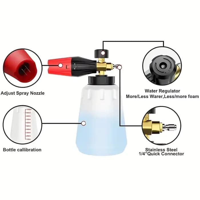 Kit de pistolet de lavage haute pression 2175PSI