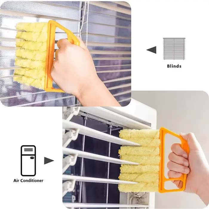 1 nettoyeur de vitres portable en microfibre – collecte facilement la poussière