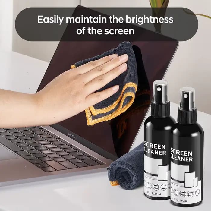 Kit de pulvérisation de nettoyant pour écran