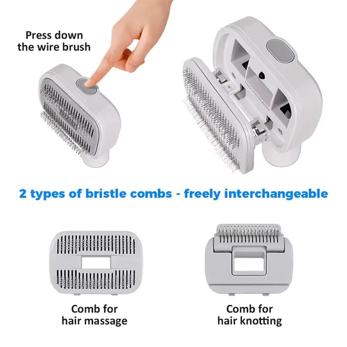Brosse à cheveux pour chien, fixation sous vide pour Dyson V6 V7 V8 V10 V11 V12 V15, tuyau étendu, outil de toilettage pour animaux de compagnie moyens/grands