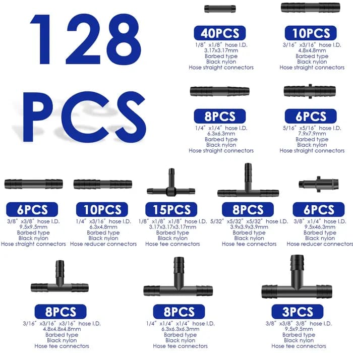 Kit de raccords pour ligne d'aspiration