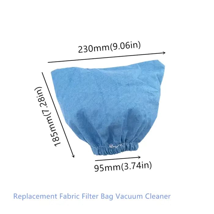 Sac filtrant en tissu, 3 pièces