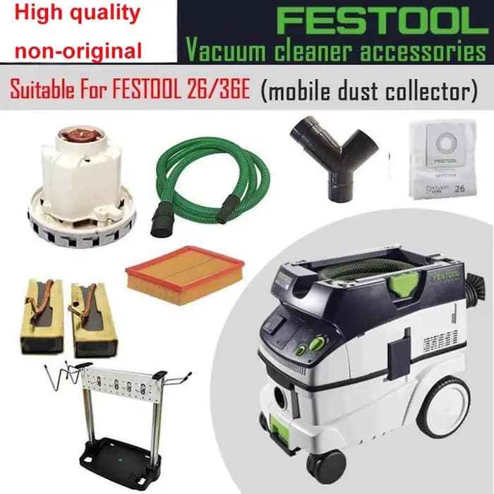 Kit de pièces compatibles Premium pour FESTOOL CTL26/36E - Balais