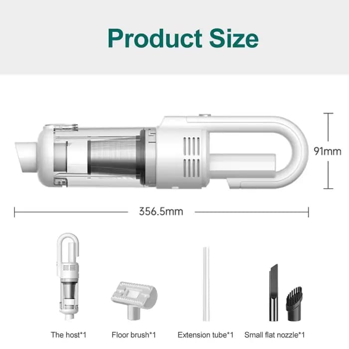 Aspirateur à main multifonctionnel 15000pa
