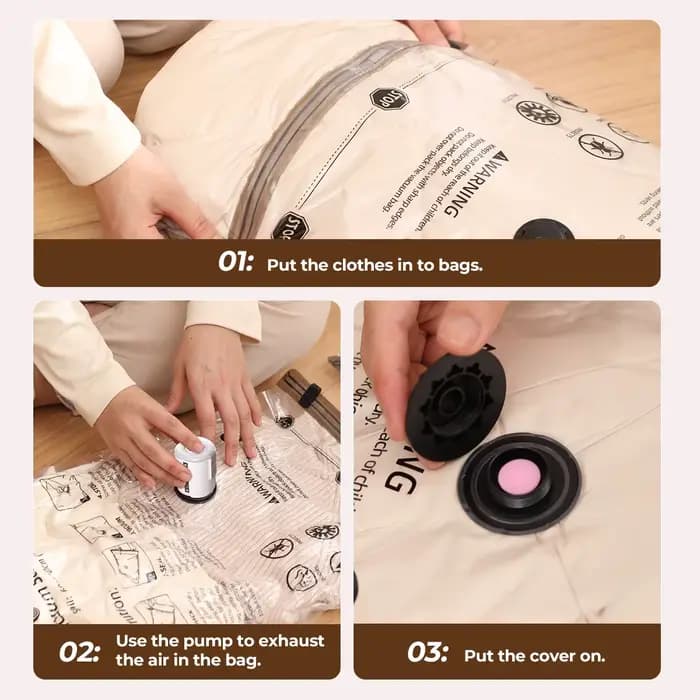 FLEXTAIL Ensemble de sacs sous vide – 4