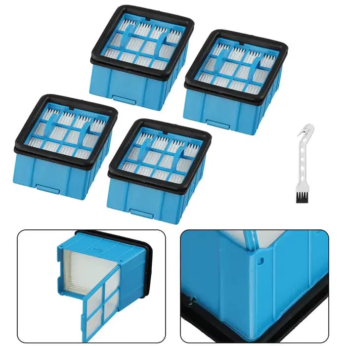 4 pièces filtres pour Bissell pour CrossWave pour OmniForce Edge 3999N/4000N/4017N/4076 épurateur de sol rouleau brosse