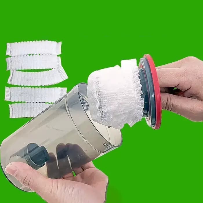 100 pièces filtre pour aspirateur maille housse de protection tissu non tissé