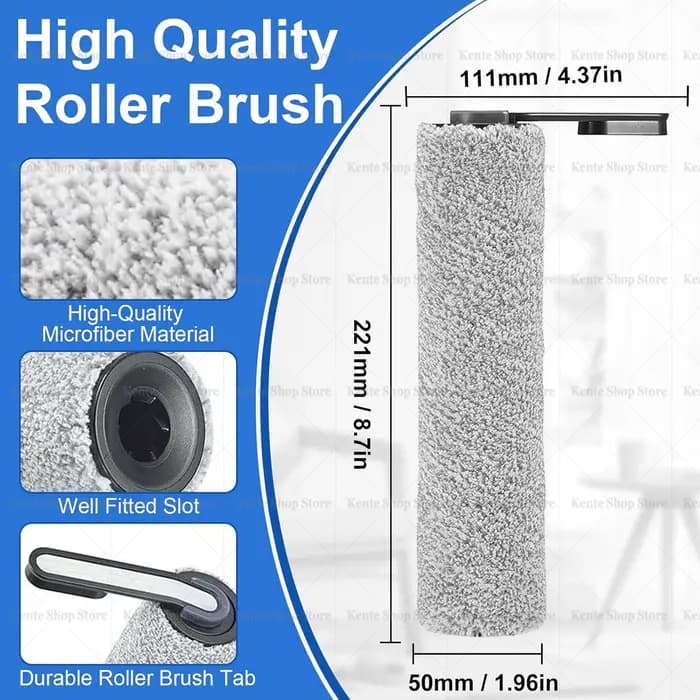 Rouleau de brosse de remplacement sous vide et filtre HEPA pour Tineco Floor One S5 Combo / S5