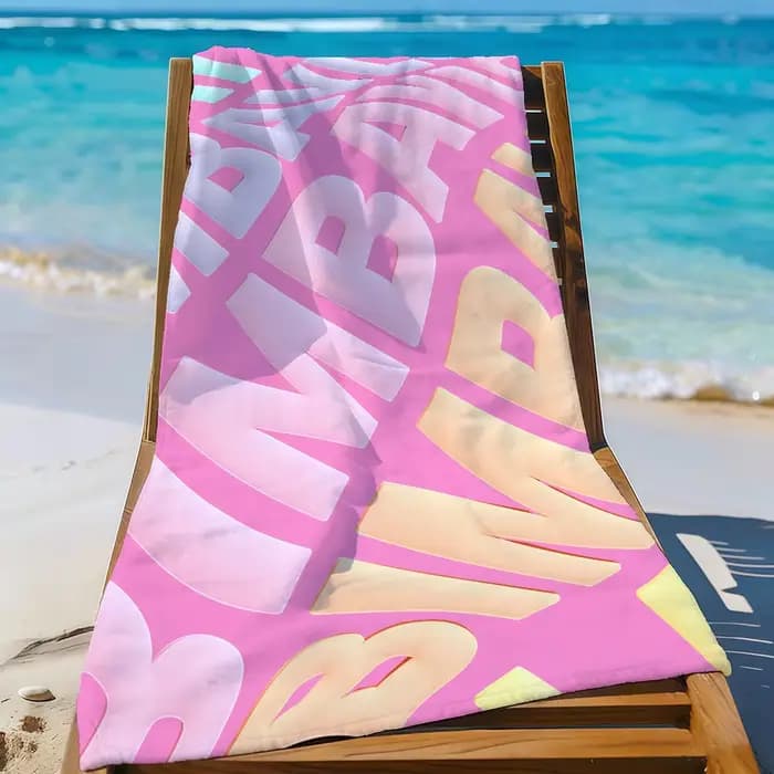 Serviette de plage B-Bimba légère et douce pour la peau