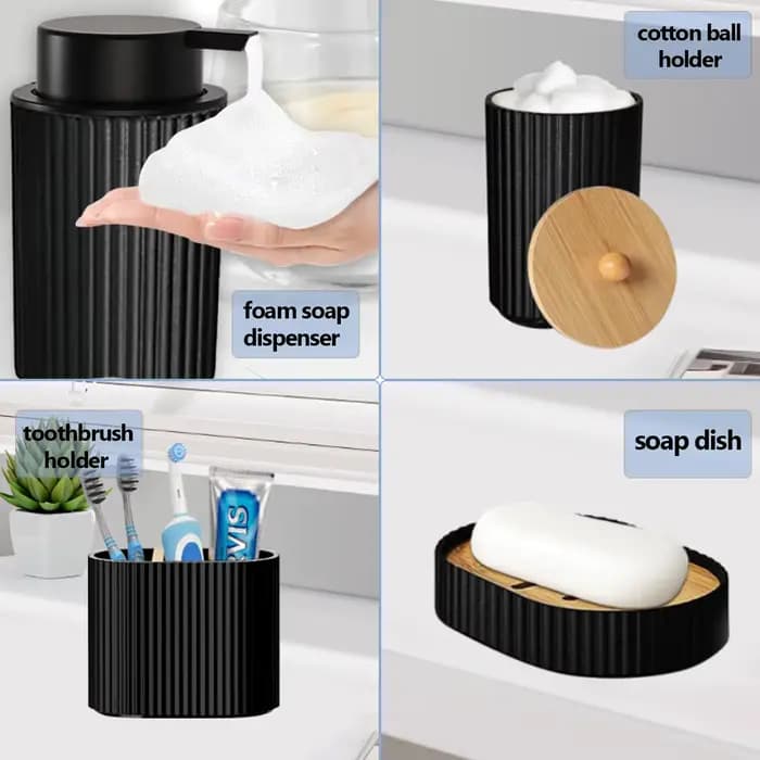 1 ensemble d'accessoires de salle de bain