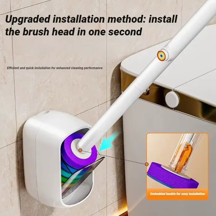 JOYBOS – ensemble de brosses de nettoyage de toilettes murales