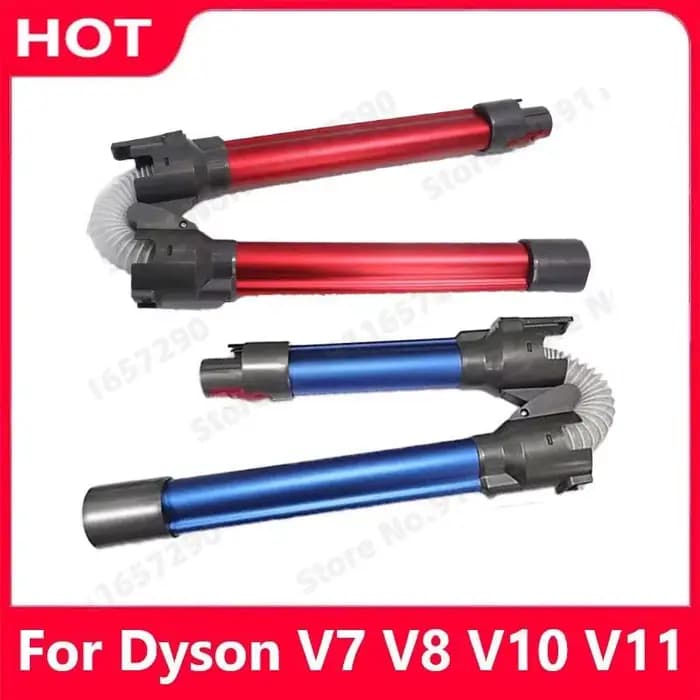 Tube d'extension pliable en aluminium pour aspirateurs Dyson