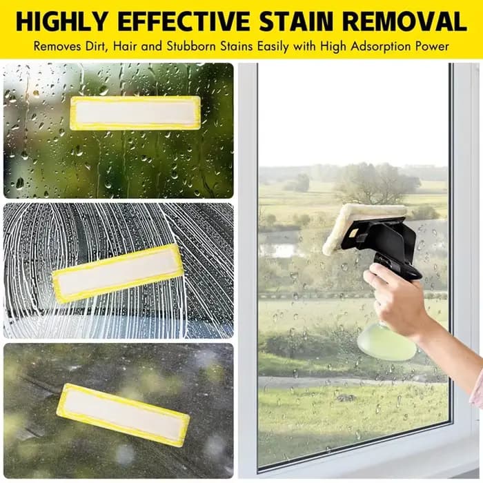 A21F-8 pièces de rechange pour vadrouille en microfibre pour nettoyeur de vitres Karcher WV2 WV5 WV6 Plus Premium (2.633-129.0)
