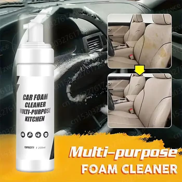 Nettoyant mousse multi-usages pour voiture