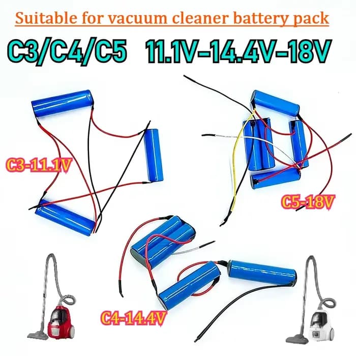 Batterie lithium-ion C3 C4 C5 3500mAh pour aspirateur Electrolux Zb2941 Zb2904x Zb2942 Zb2943 type Nv144nibrc