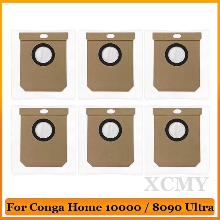 Sac à poussière pour aspirateur Conga Home 10000 8090 Ultra 9090 AI Eufy L50 L60 SES Everybot Q5 Roidmi EVE CC